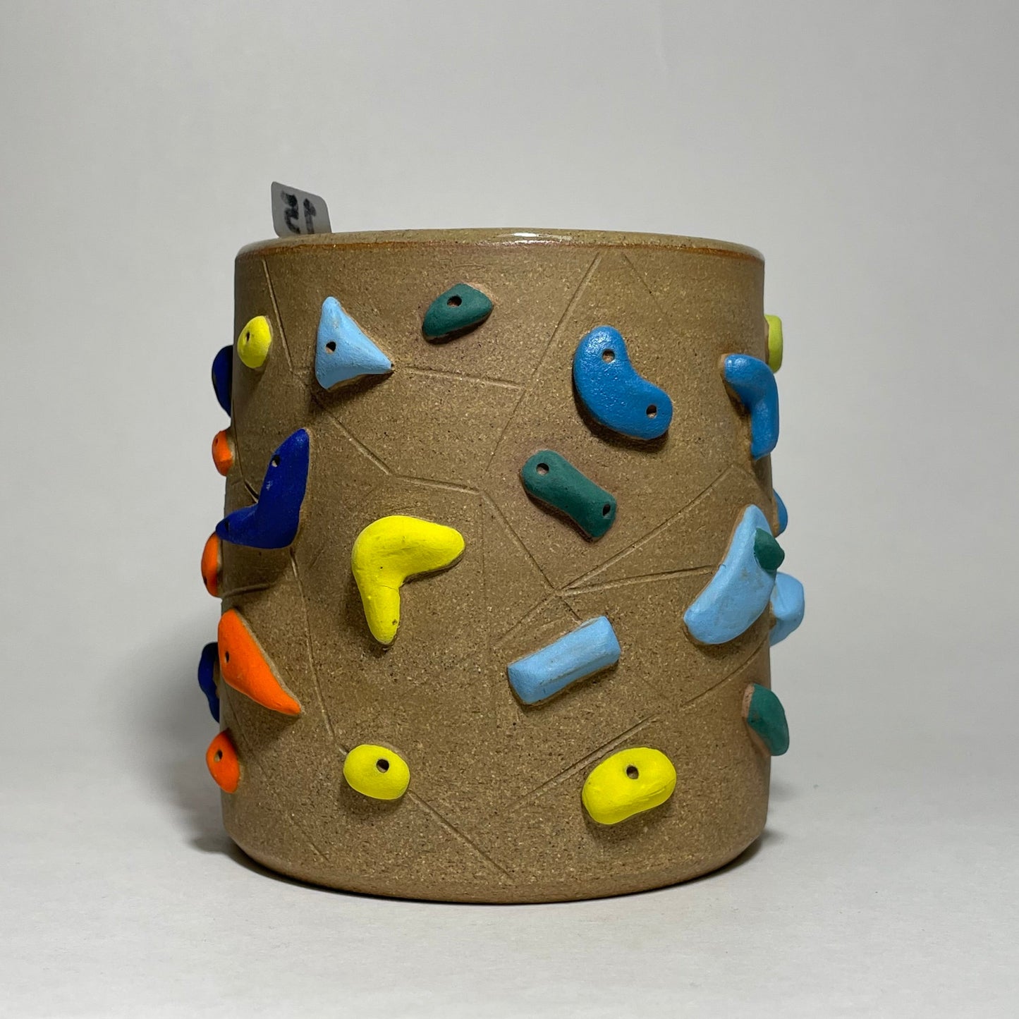 Climbing Cup - Hold Handle - Toasty Brown Clay (12oz)
