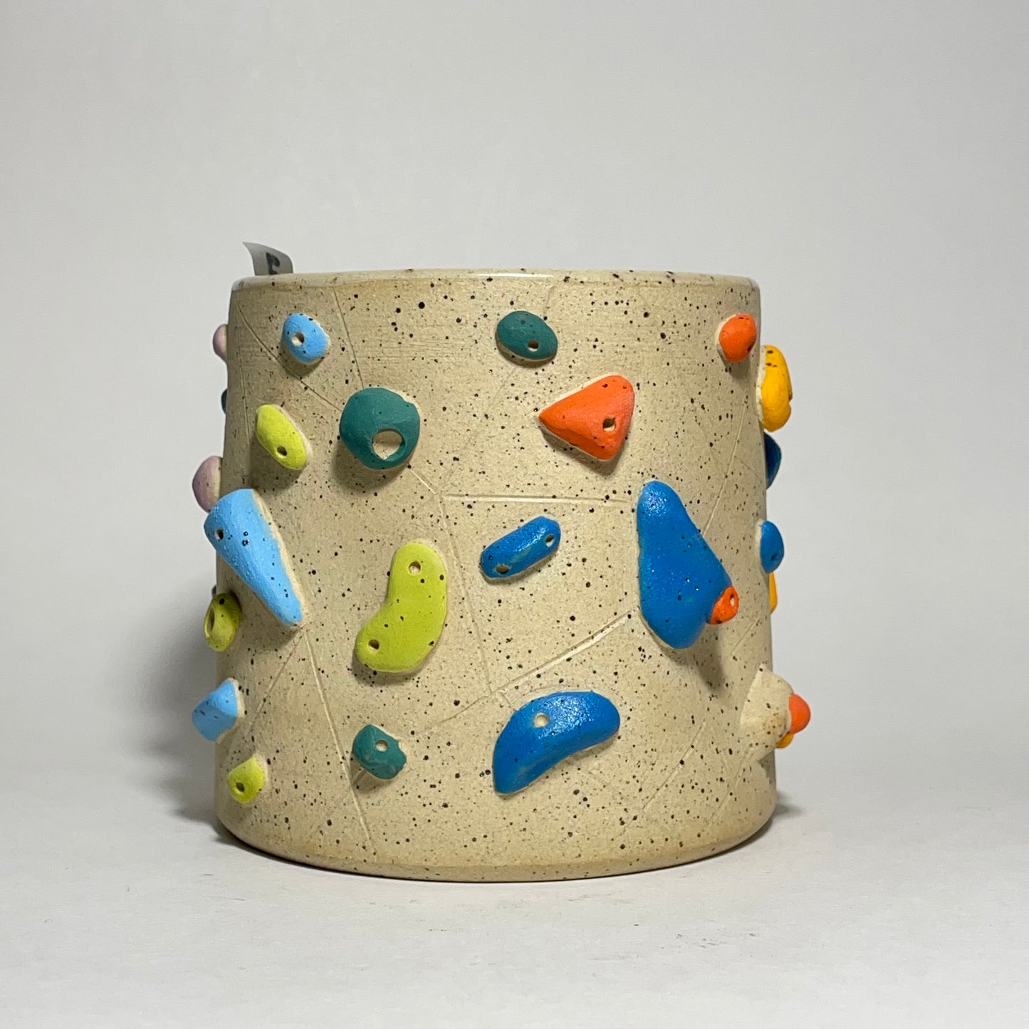 Climbing Cups (no handle) - Buff Speckled (10-12oz)