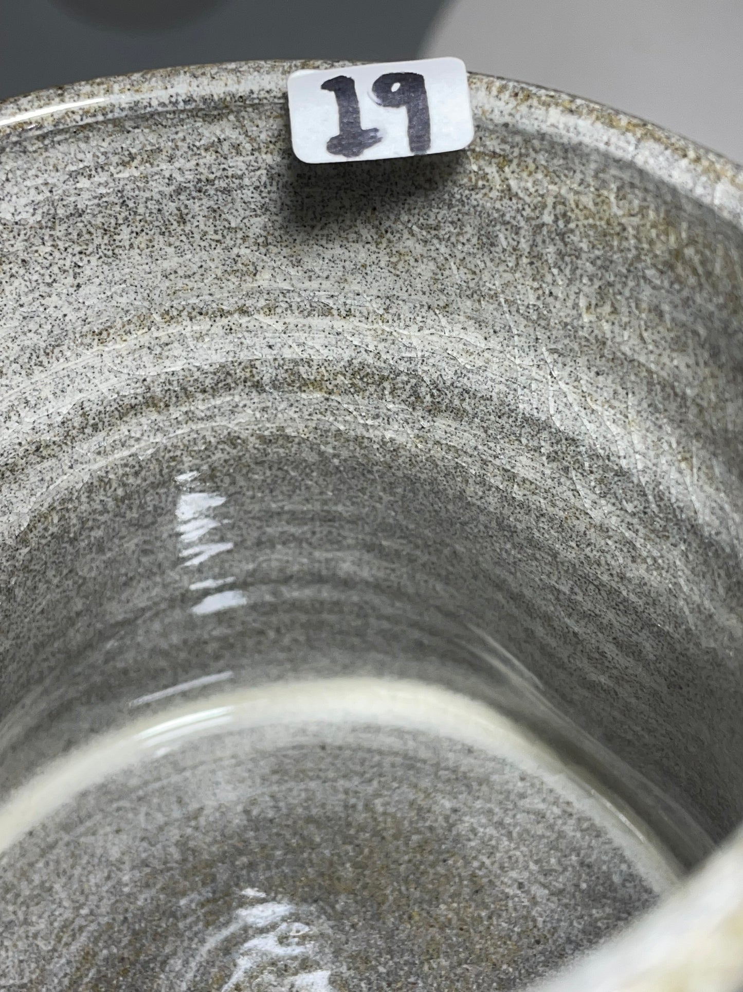 Climbing Cup - Hold Handle - Granite Clay (10-11oz)