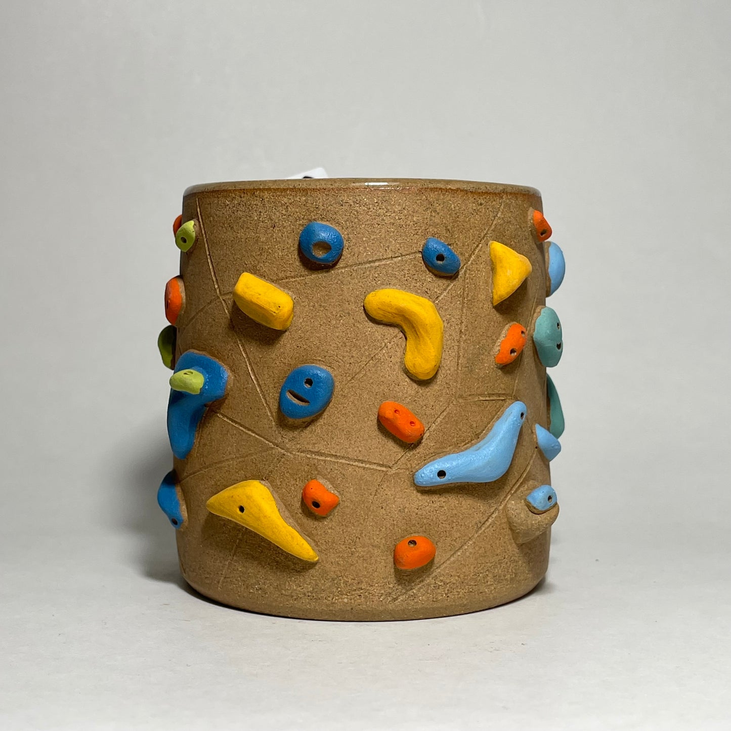 Climbing Cup - Toasty Brown Clay (11oz) #12 (Maker’s Pick!)