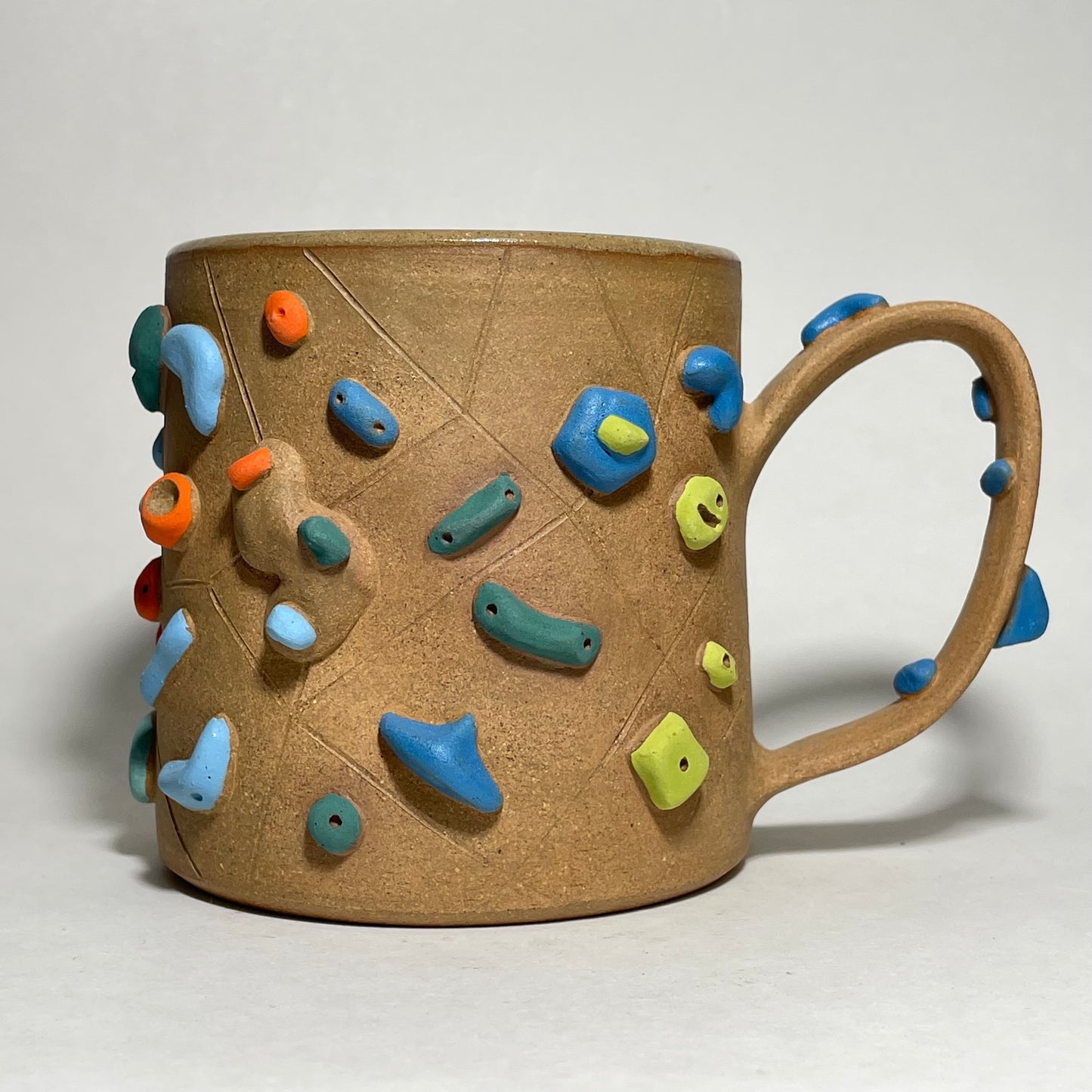 Climbing Mugs - Toasty Brown Clay (12oz) (Maker's Pick!)