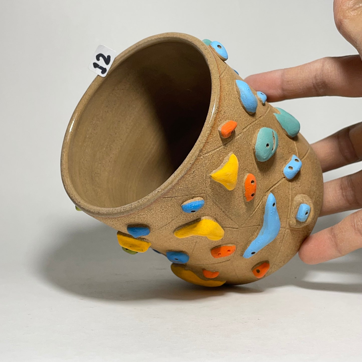 Climbing Cup - Toasty Brown Clay (11oz) #12 (Maker’s Pick!)