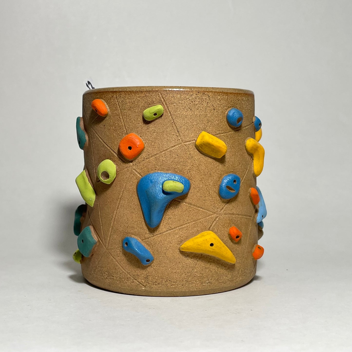 Climbing Cup - Toasty Brown Clay (11oz) #12 (Maker’s Pick!)