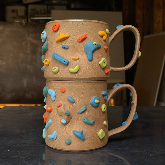 Climbing Mugs - Toasty Brown Clay (12oz) (Maker's Pick!)