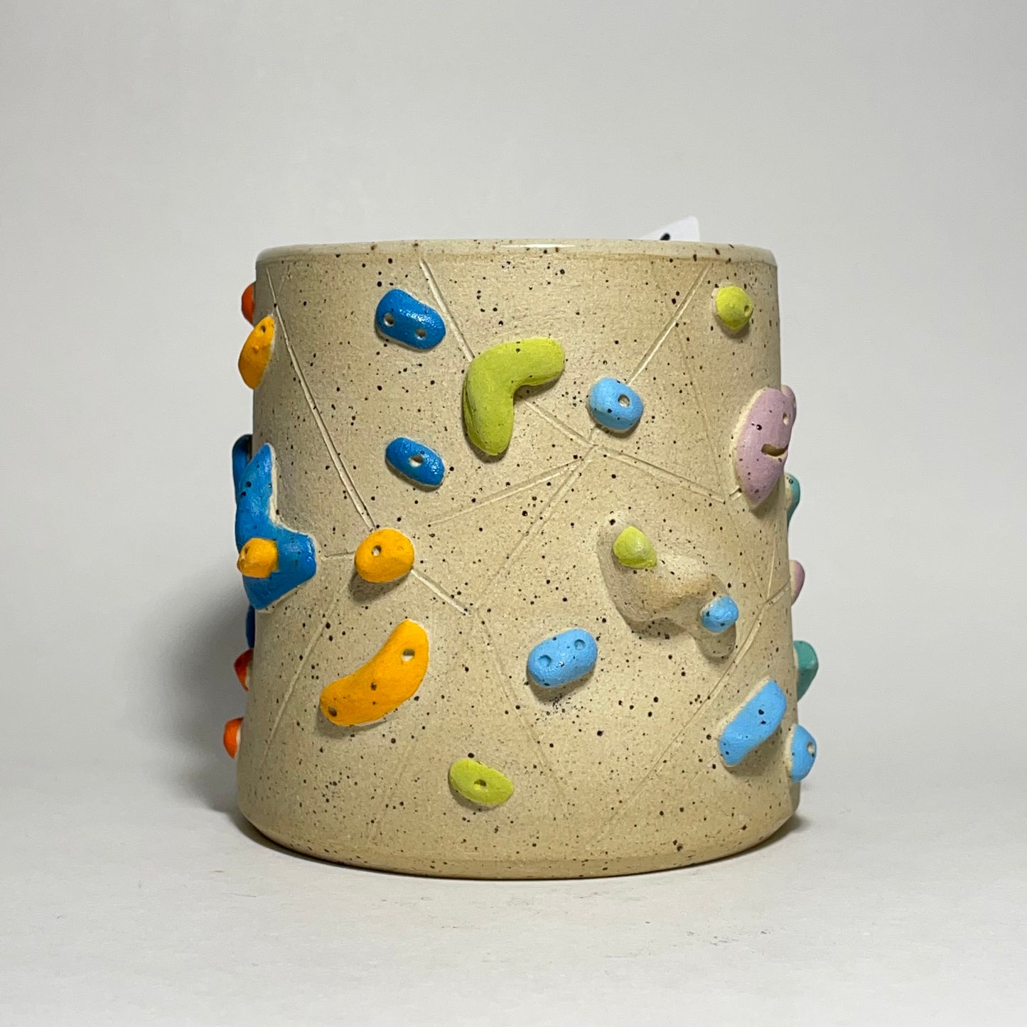 Climbing Cups (no handle) - Buff Speckled (10-12oz)