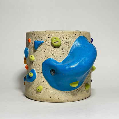 Blue Hold Handle in Buff Speckled 12oz #9 (Maker's Pick!)