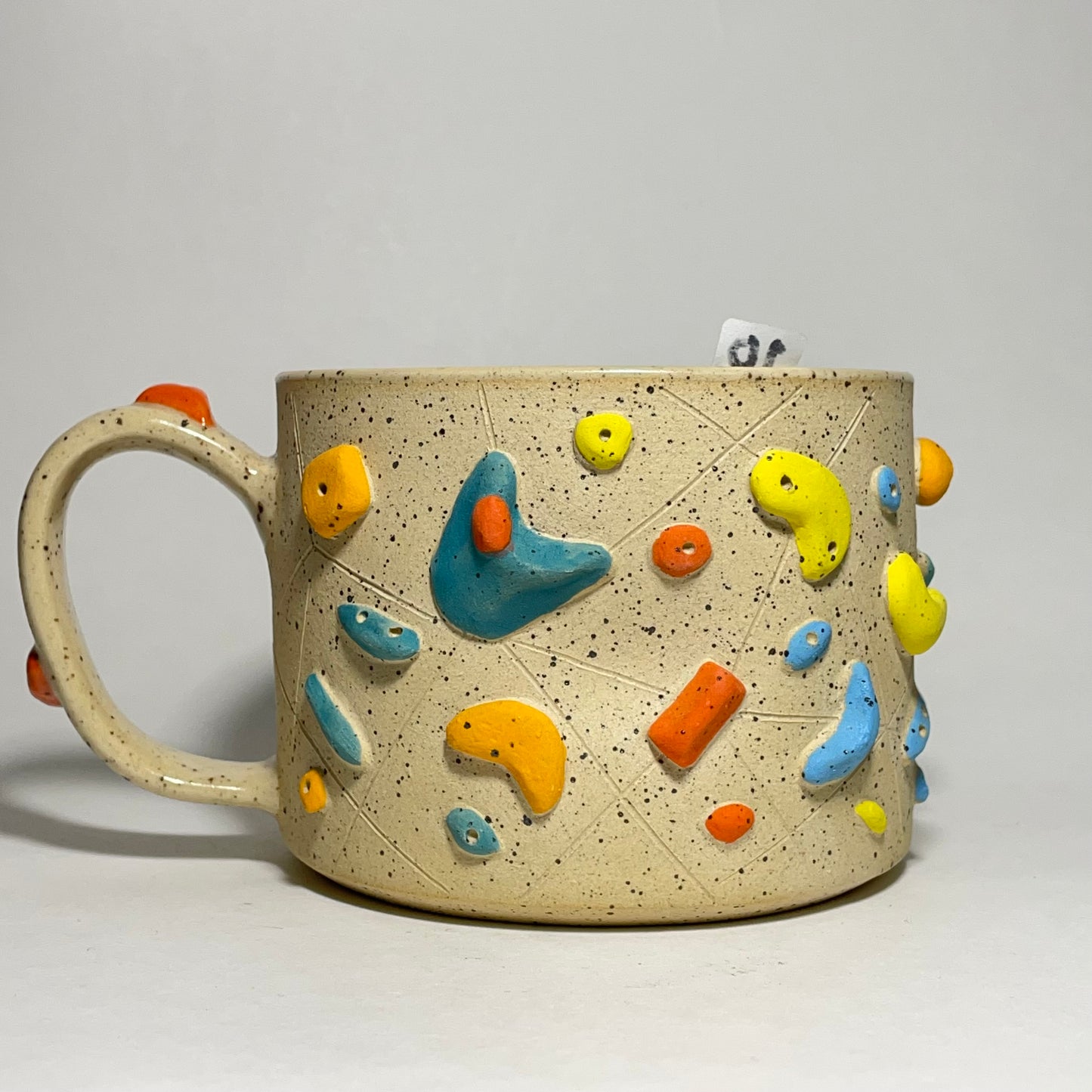 Climbing Mug in Buff Speckled Clay 13oz #10