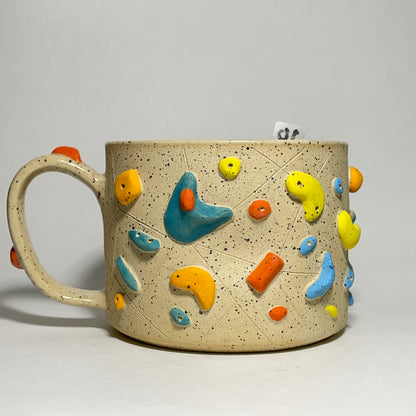 Climbing Mug in Buff Speckled Clay 13oz #10