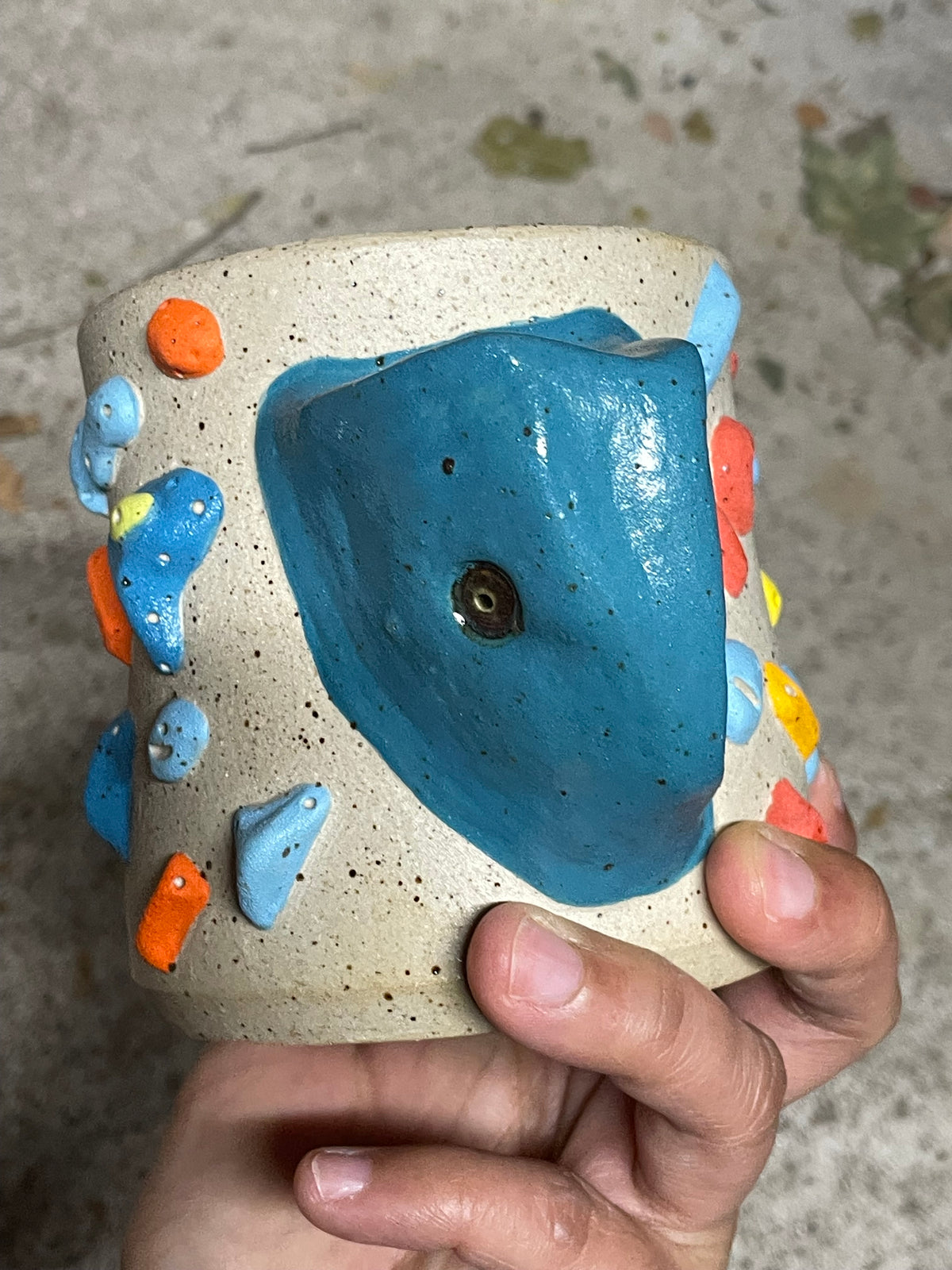 Buff Speckled Cups - OVERFIRED/SECONDS