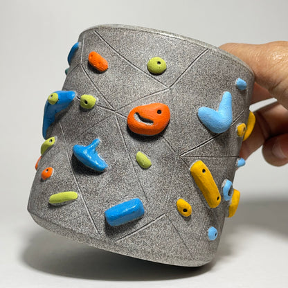 Climbing Cups (no handle) - Granite Clay