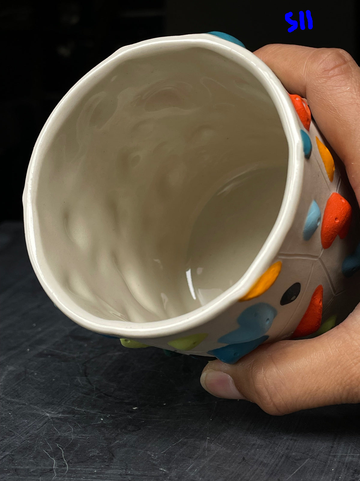 White Climbing Wall Cup (no handle) - 16oz