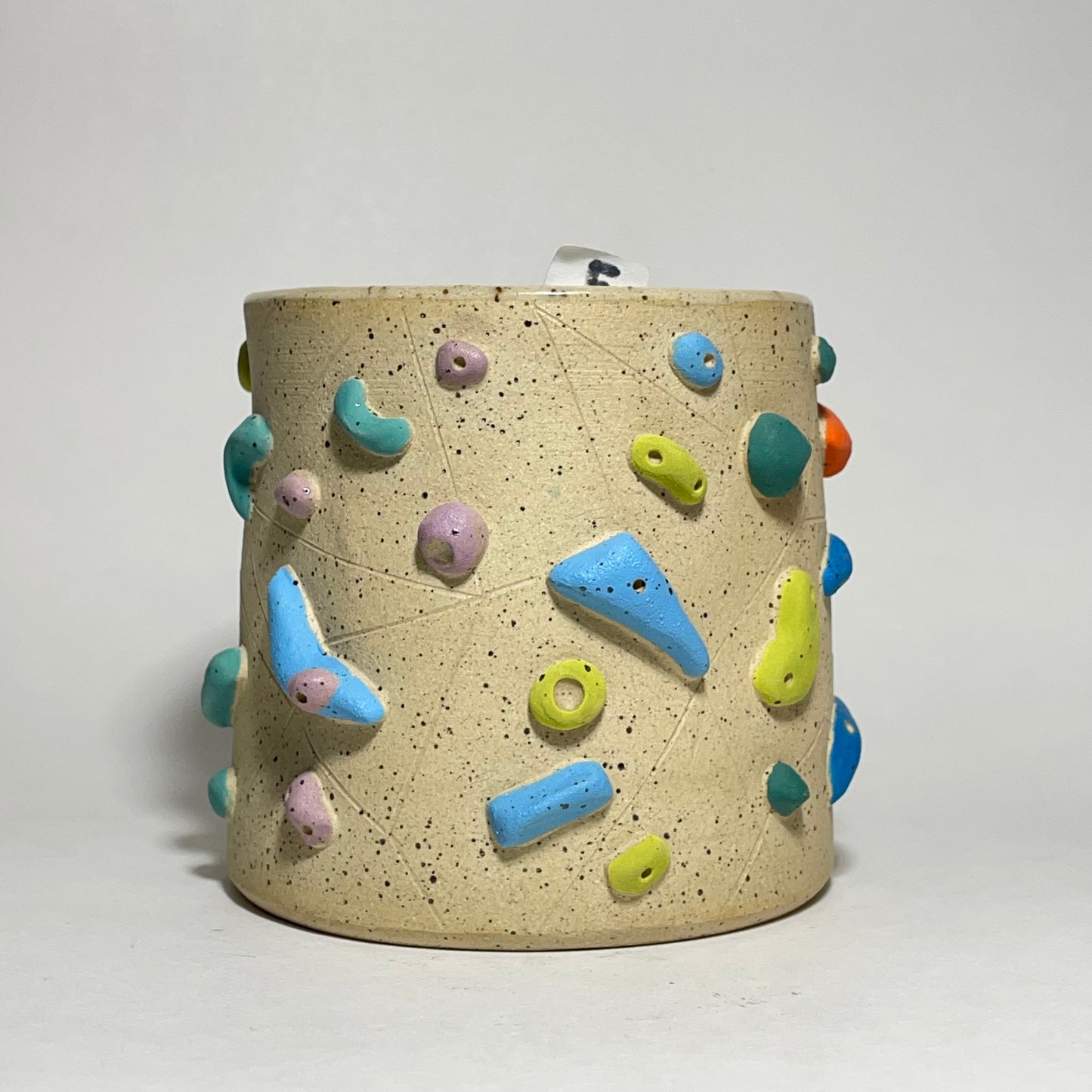 Climbing Cups (no handle) - Buff Speckled (10-12oz)