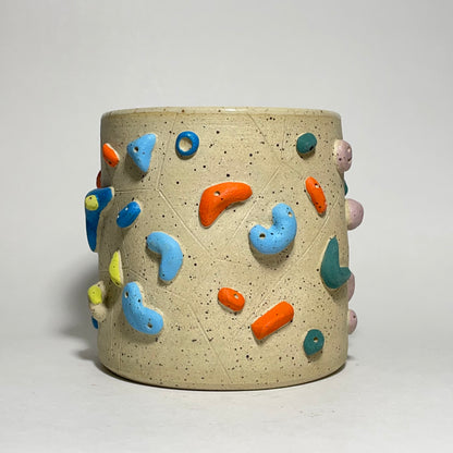 Climbing Cups (no handle) - Buff Speckled (10-12oz)