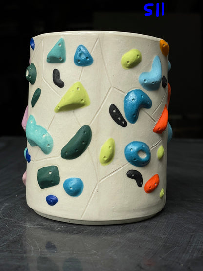 White Climbing Wall Cup (no handle) - 16oz