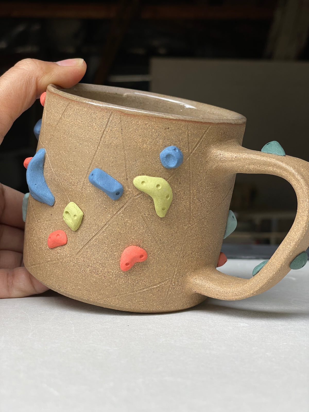 Toasty Brown Climbing Mug 11oz SIMPLE