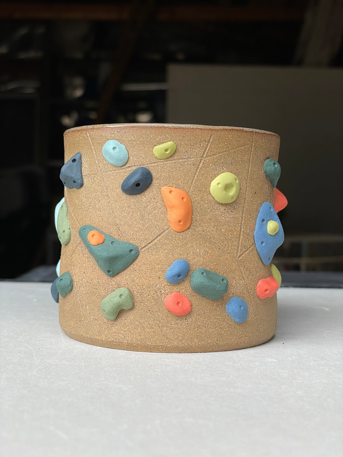 Toasty Brown Climbing Mug 12-14oz - PREORDER