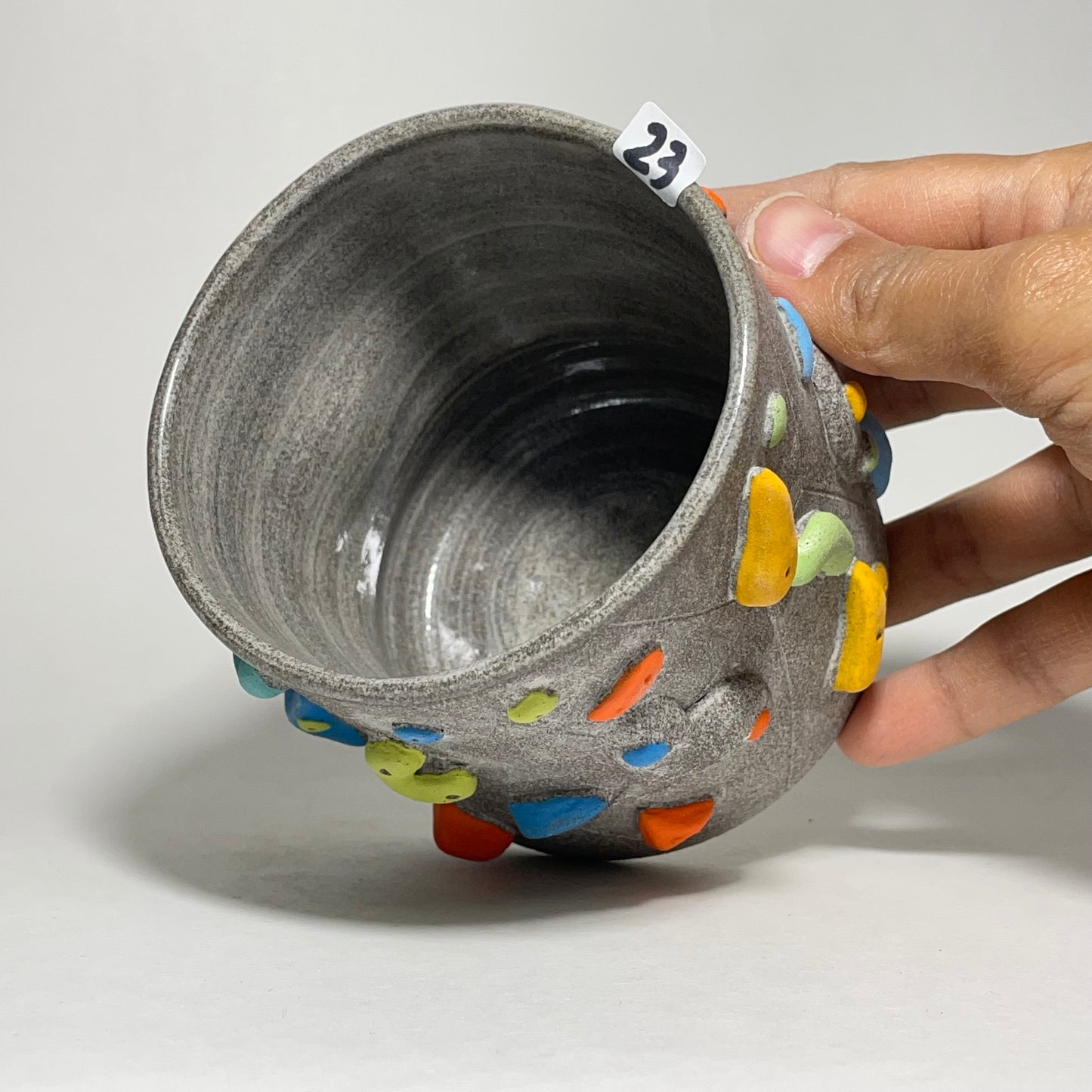Climbing Cups (no handle) - Granite Clay
