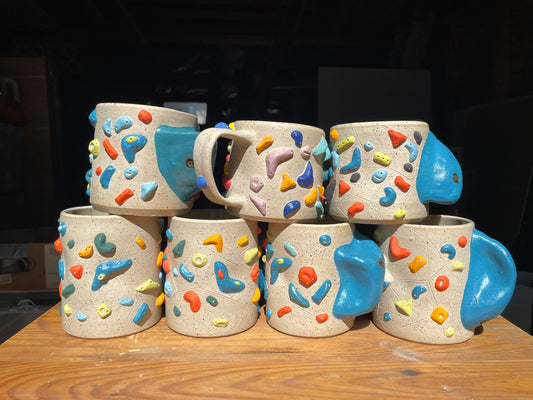 Buff Speckled Cups - OVERFIRED/SECONDS