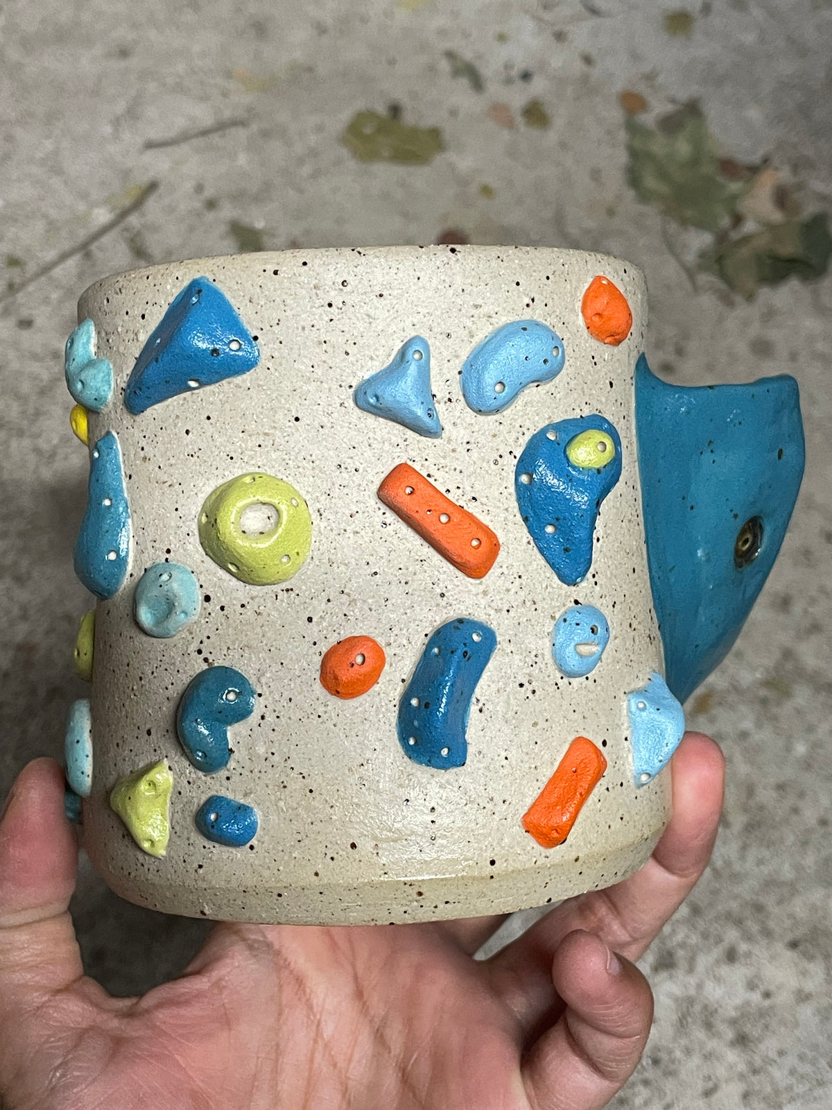 Buff Speckled Cups - OVERFIRED/SECONDS