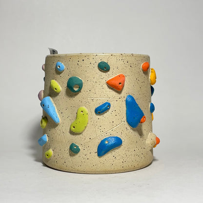 Climbing Cups (no handle) - Buff Speckled (10-12oz)