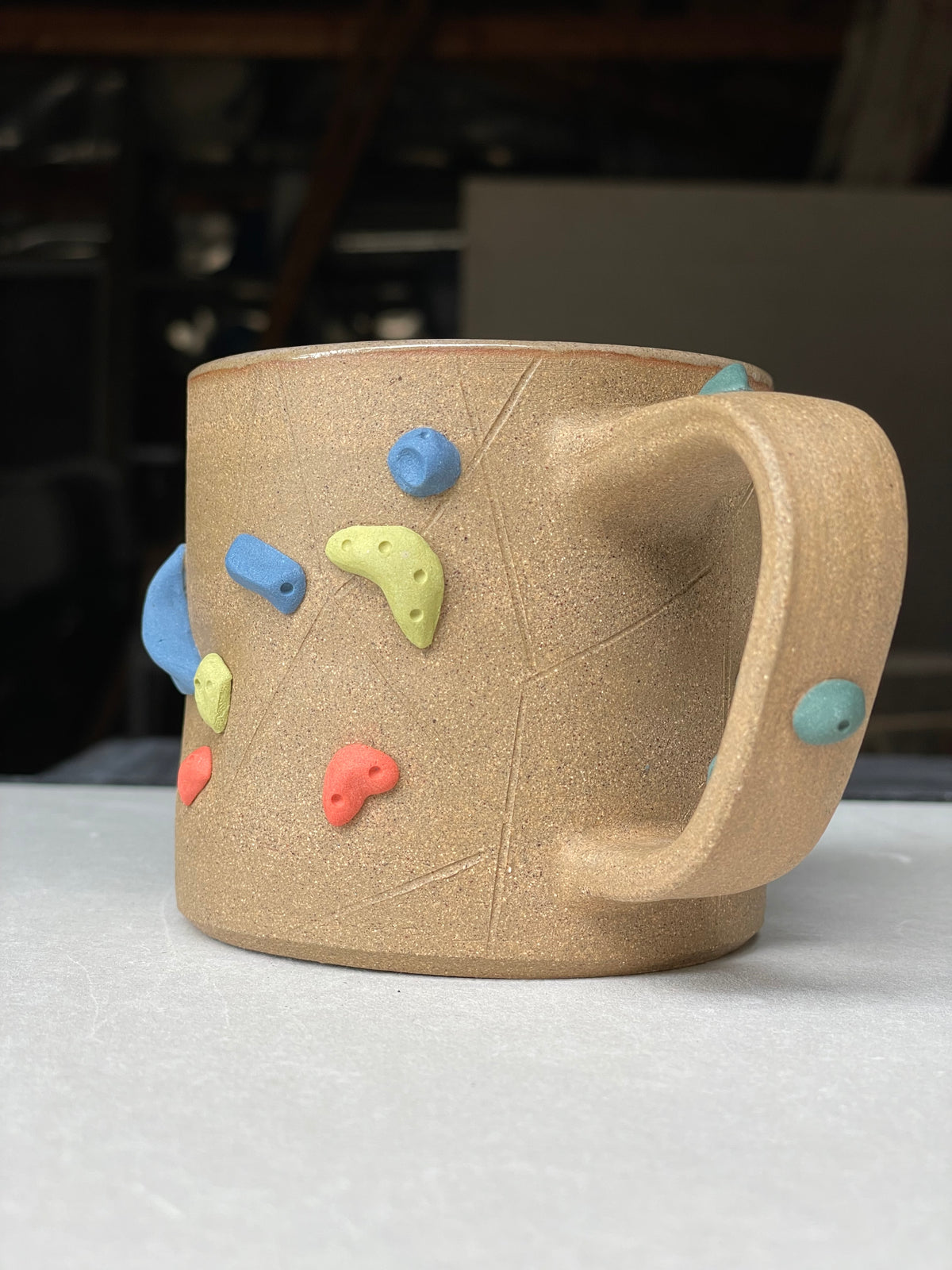 Toasty Brown Climbing Mug 11oz SIMPLE