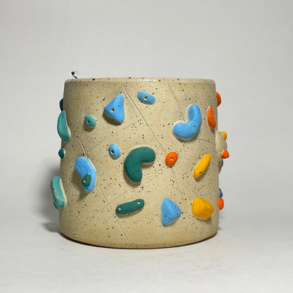 Climbing Cups (no handle) - Buff Speckled (10-12oz)