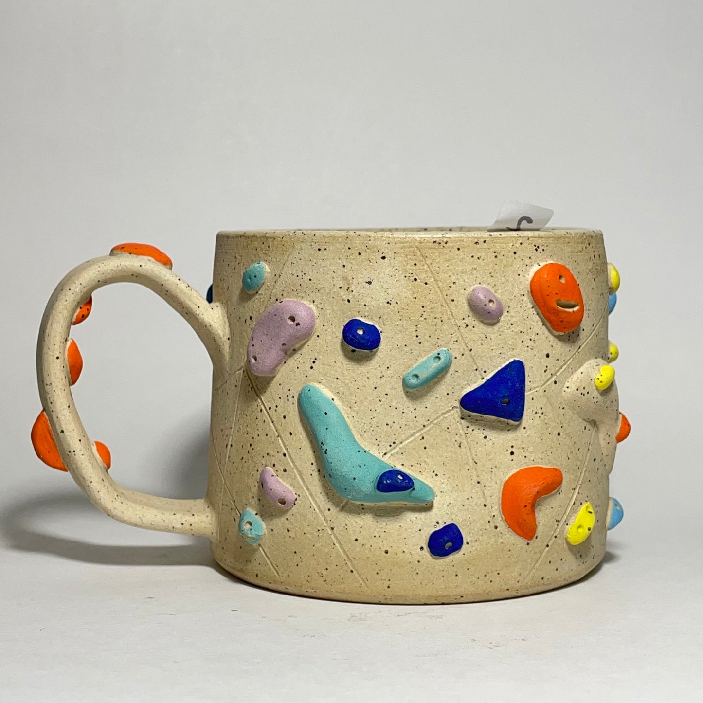 Climbing Mugs - Buff Speckled (10-11oz)