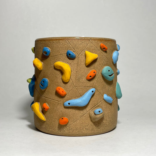 Climbing Cup - Toasty Brown Clay (11oz) #12 (Maker’s Pick!)