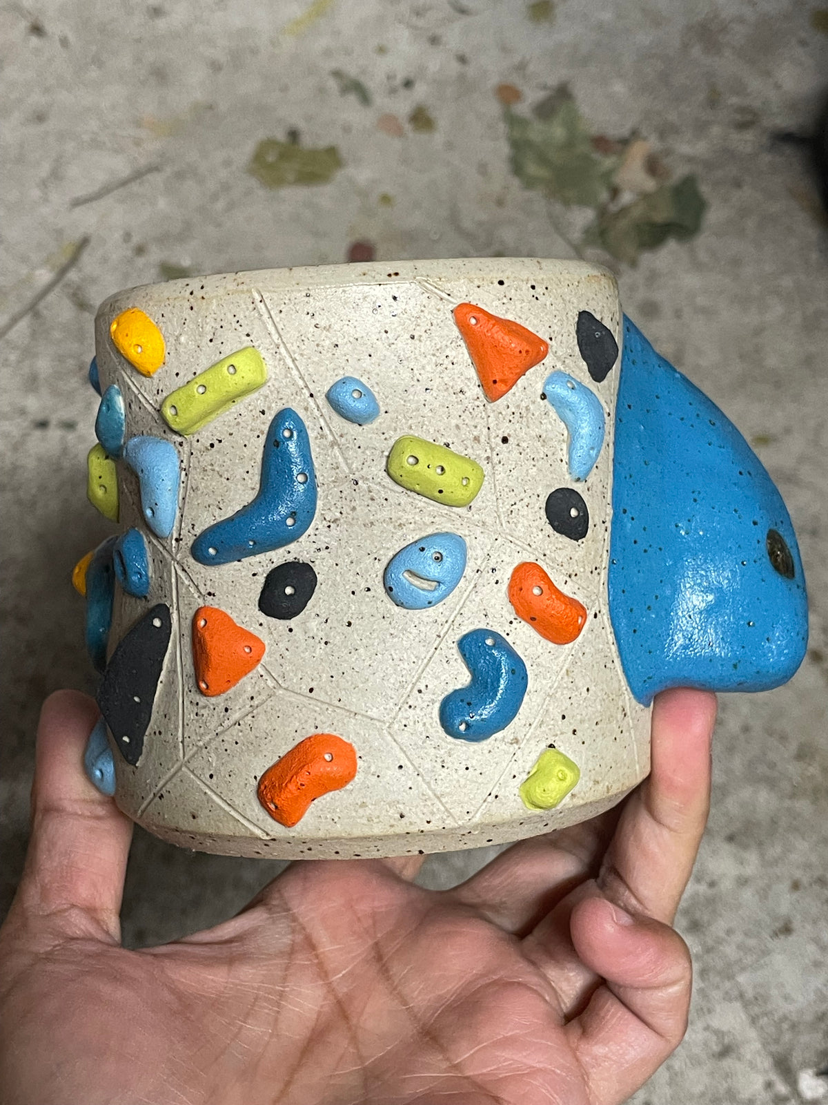 Buff Speckled Cups - OVERFIRED/SECONDS