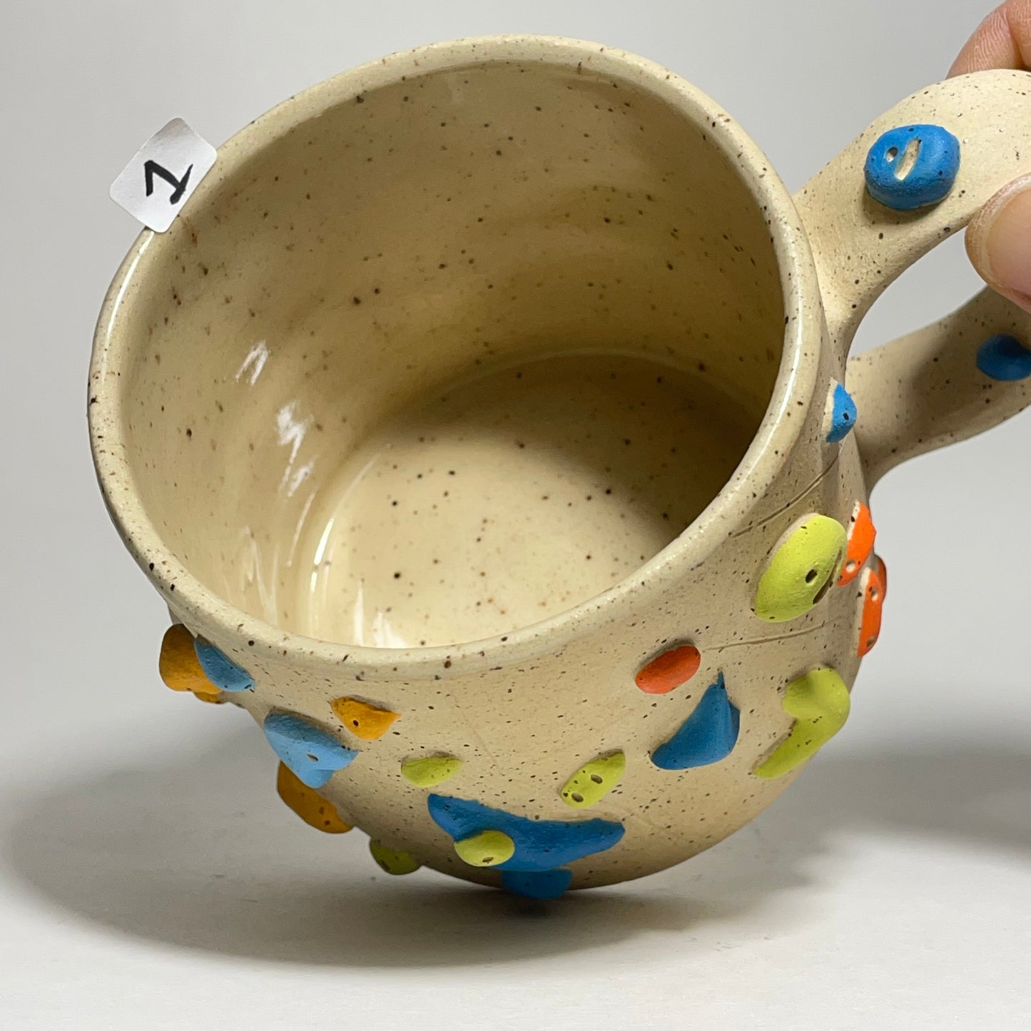 Climbing Mugs - Buff Speckled (10-11oz)