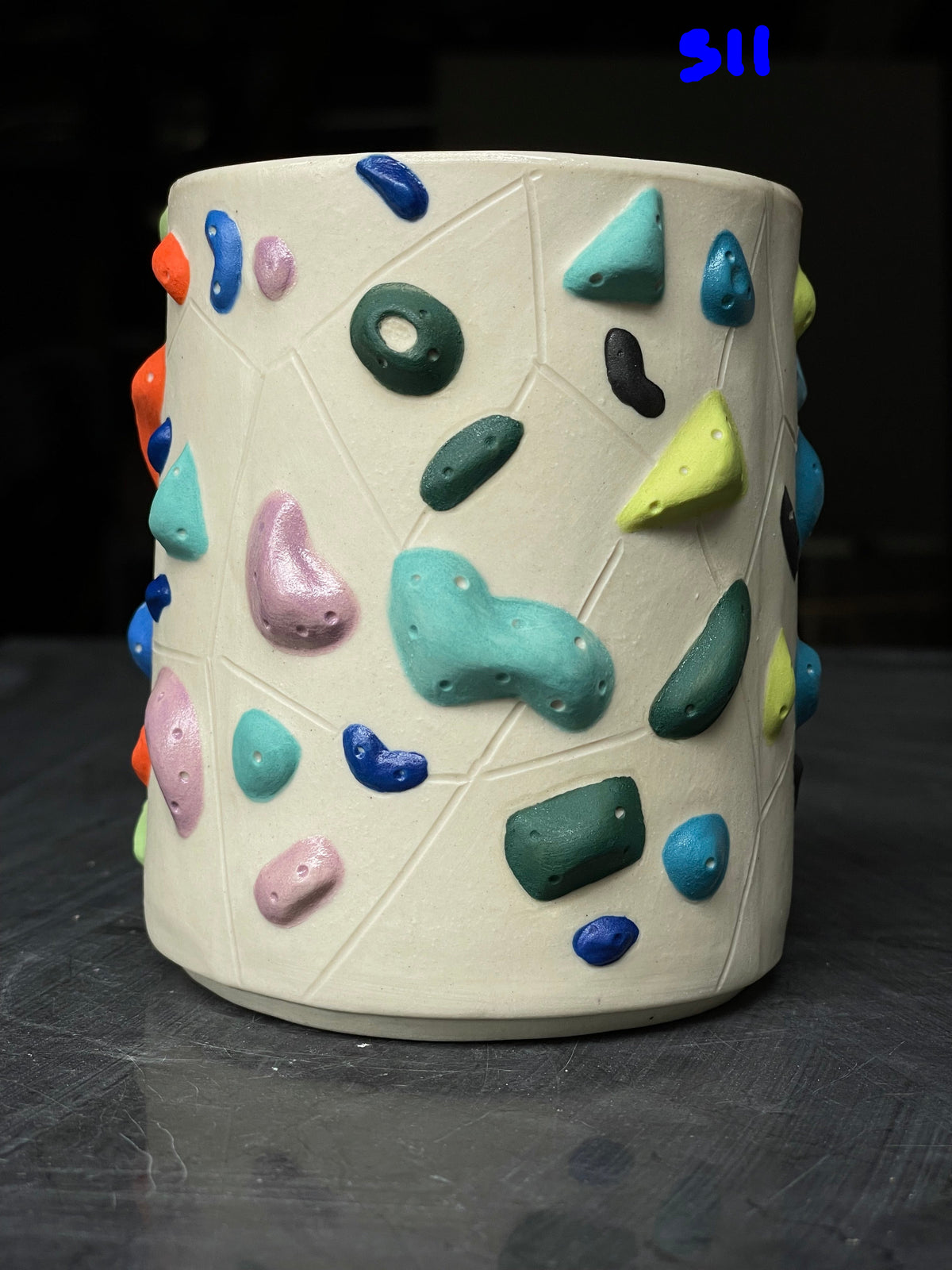 White Climbing Wall Cup (no handle) - 16oz