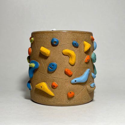 Climbing Cup - Toasty Brown Clay (11oz) #12 (Maker’s Pick!)