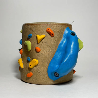 Climbing Cup - Hold Handle - Toasty Brown Clay (12oz)