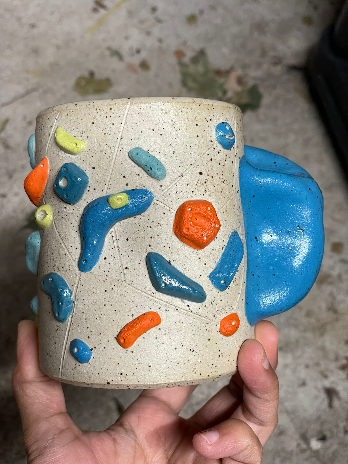 Buff Speckled Cups - OVERFIRED/SECONDS