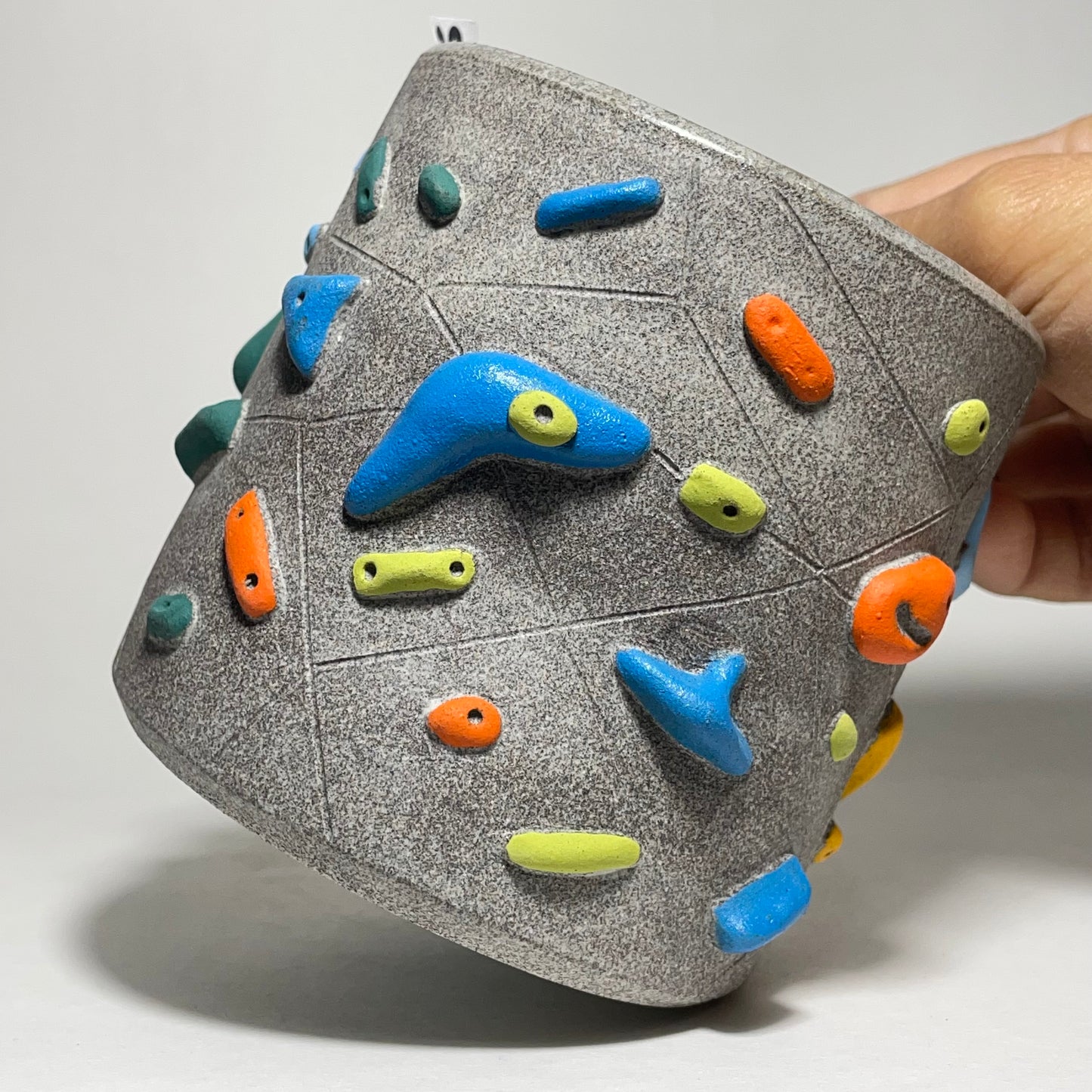 Climbing Cups (no handle) - Granite Clay