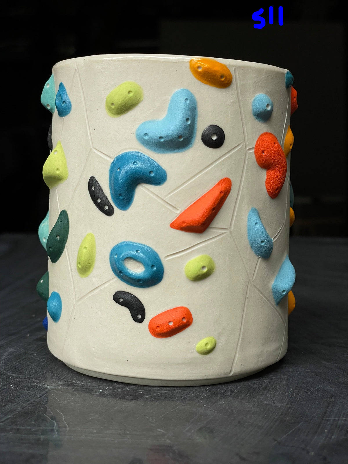 White Climbing Wall Cup (no handle) - 16oz