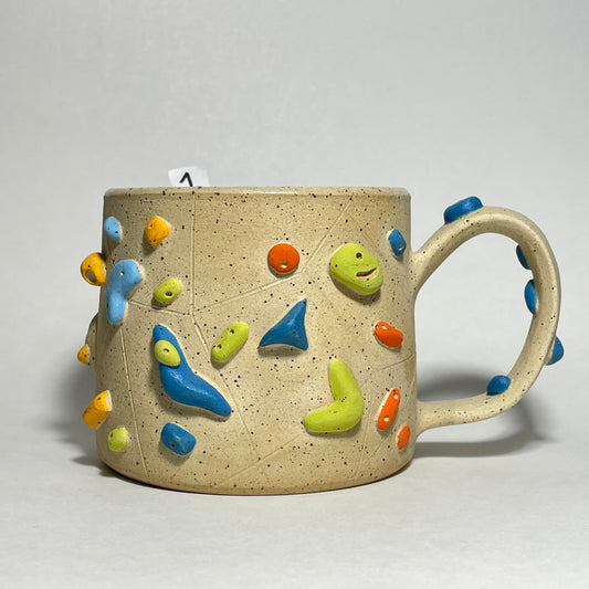 Climbing Mugs - Buff Speckled (10-11oz)