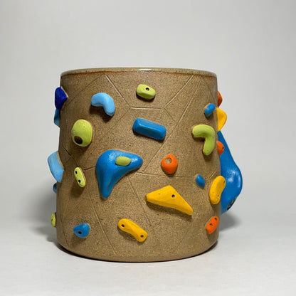 Climbing Cup - Hold Handle - Toasty Brown Clay (12oz)