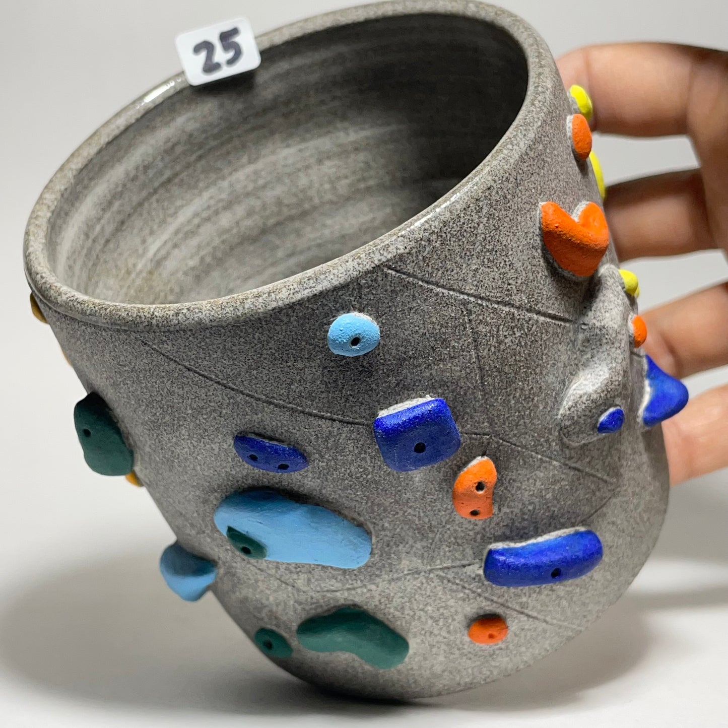 Climbing Cups (no handle) - Granite Clay