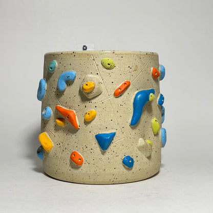 Climbing Cups (no handle) - Buff Speckled (10-12oz)