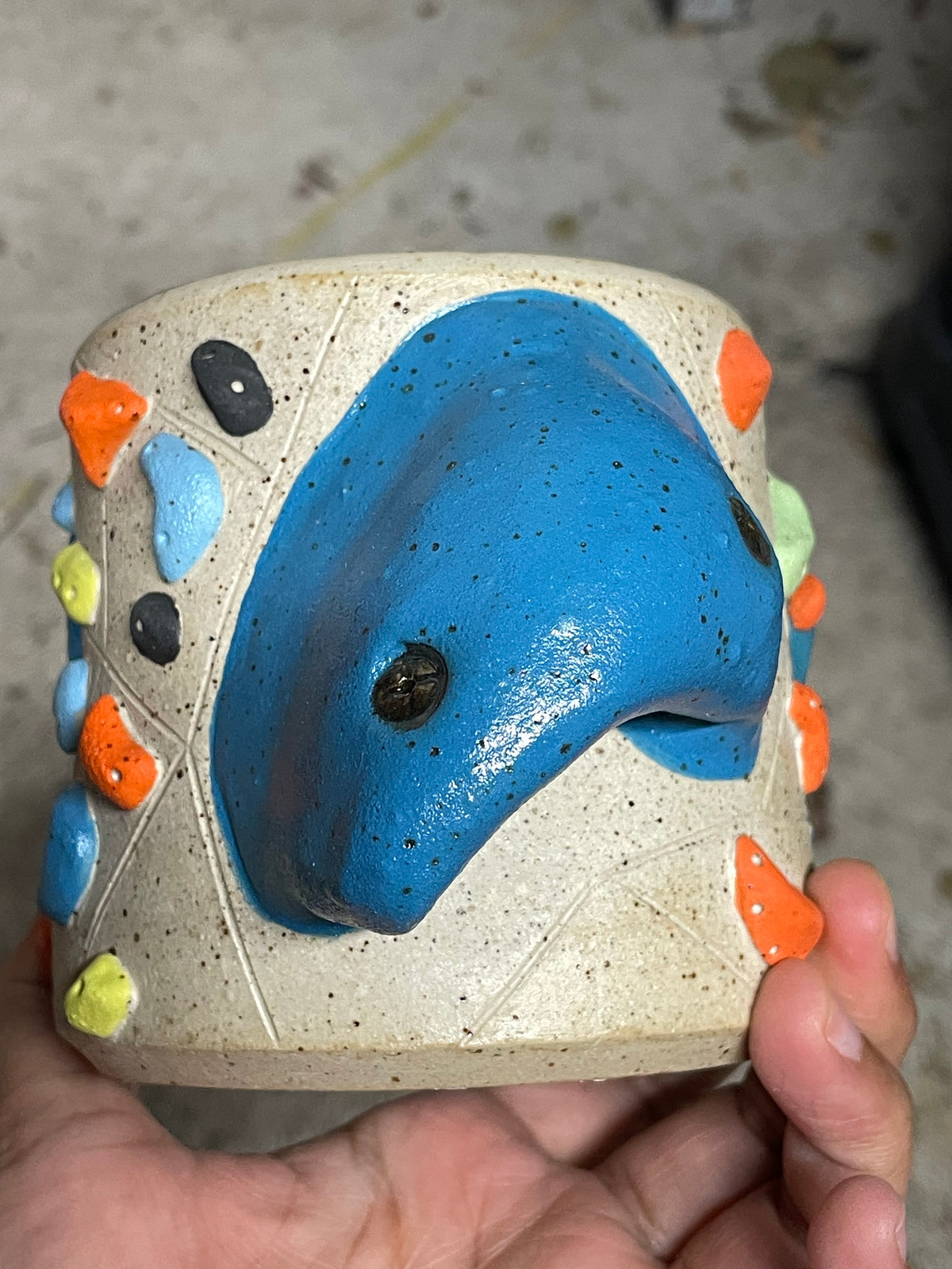 Buff Speckled Cups - OVERFIRED/SECONDS