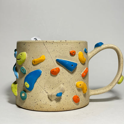 Climbing Mugs - Buff Speckled (10-11oz)