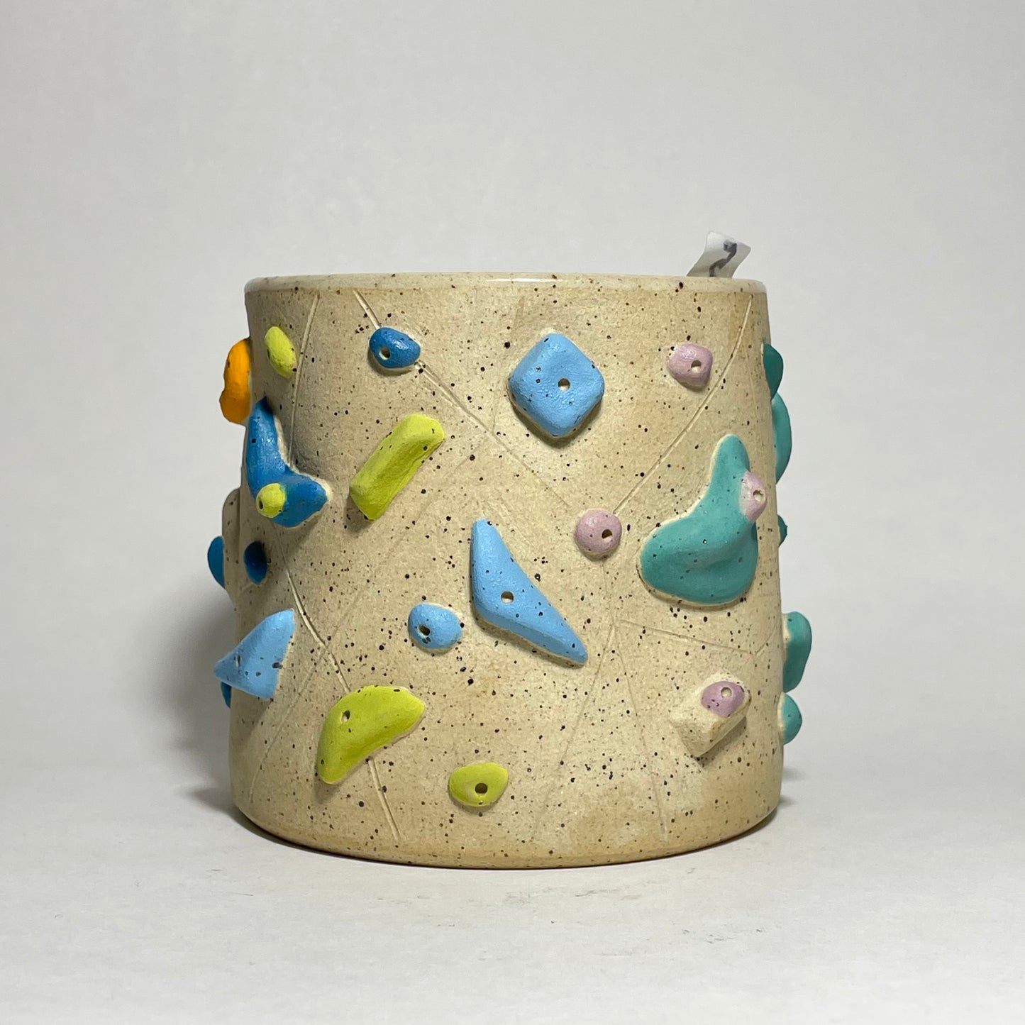 Climbing Cups (no handle) - Buff Speckled (10-12oz)