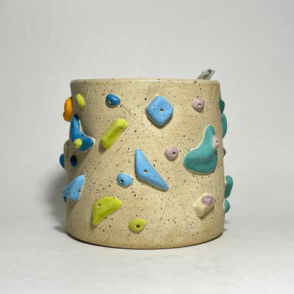 Climbing Cups (no handle) - Buff Speckled (10-12oz)