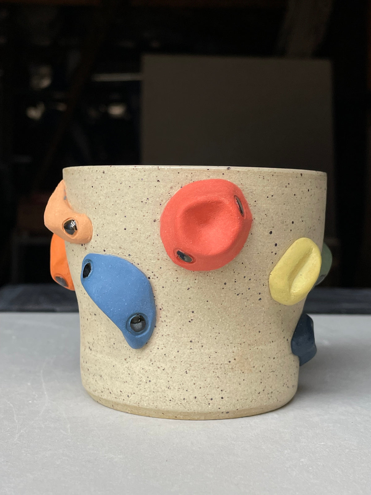 Buff Speckle Multi-hold Cup 10oz SECOND