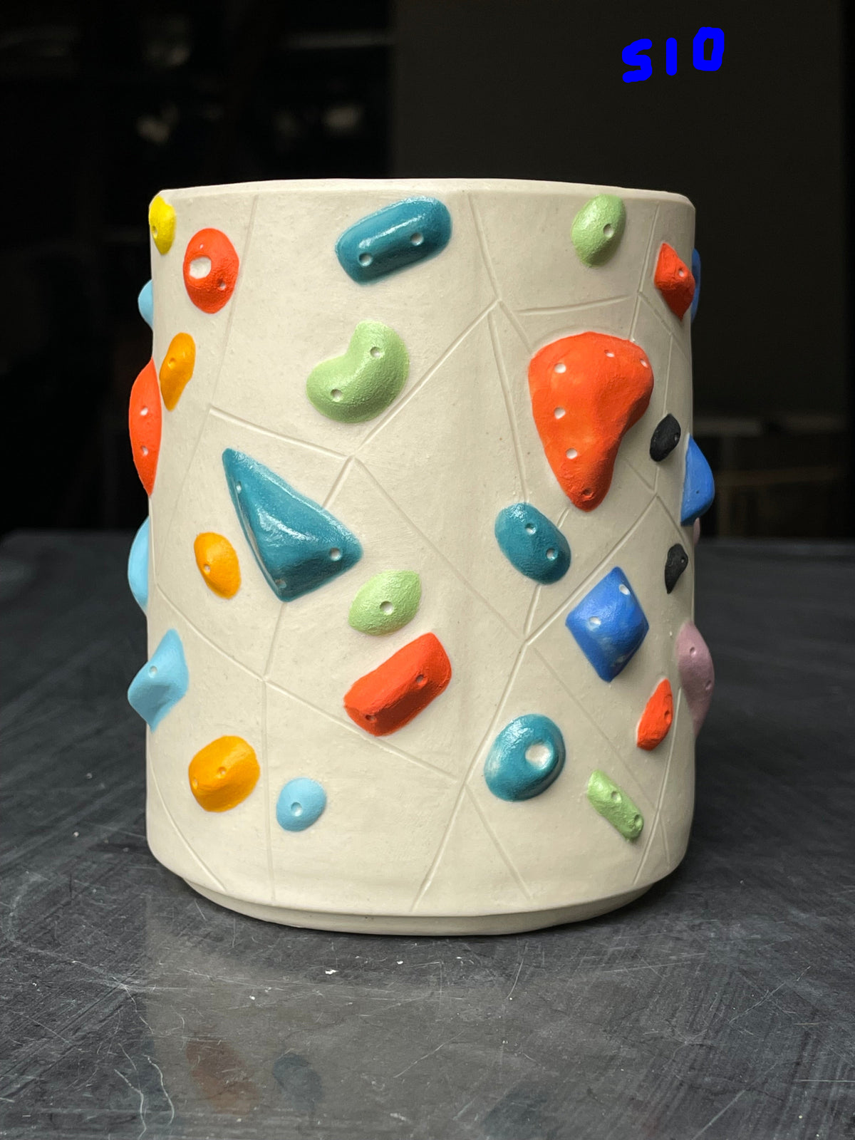 White Climbing Wall Cup (no handle) - 16oz