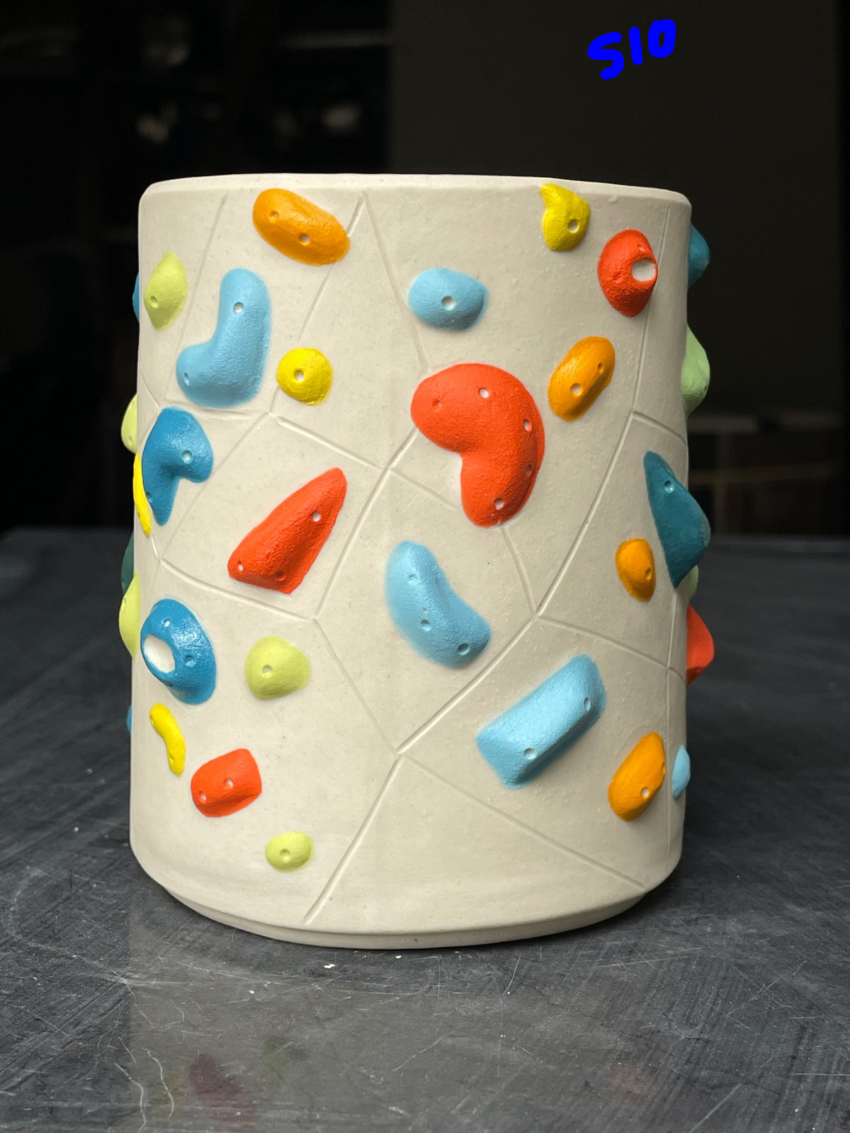 White Climbing Wall Cup (no handle) - 16oz