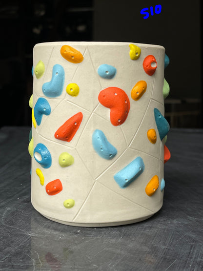 White Climbing Wall Cup (no handle) - 16oz
