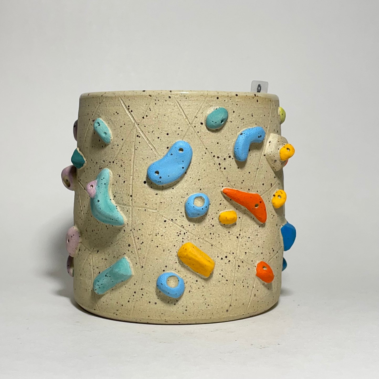 Climbing Cups (no handle) - Buff Speckled (10-12oz)