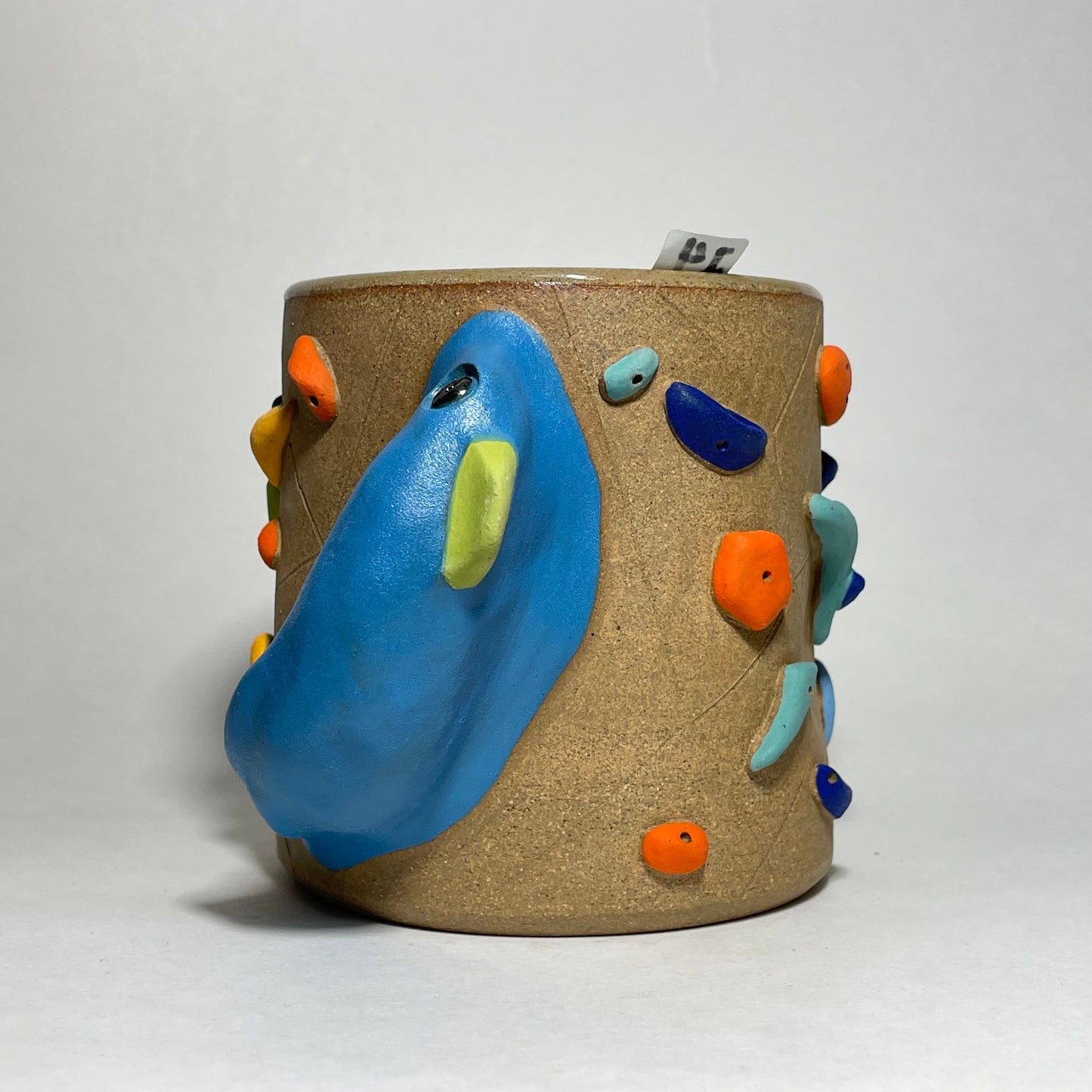 Climbing Cup - Hold Handle - Toasty Brown Clay (12oz)